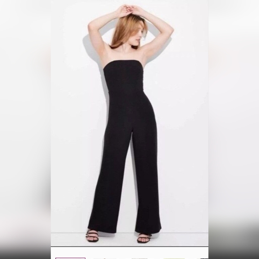MEDIUM NWT Women's Wide Leg Tube Jumpsuit - Wild Fable.